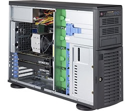 Supermicro SYS-5049A-T — rear view