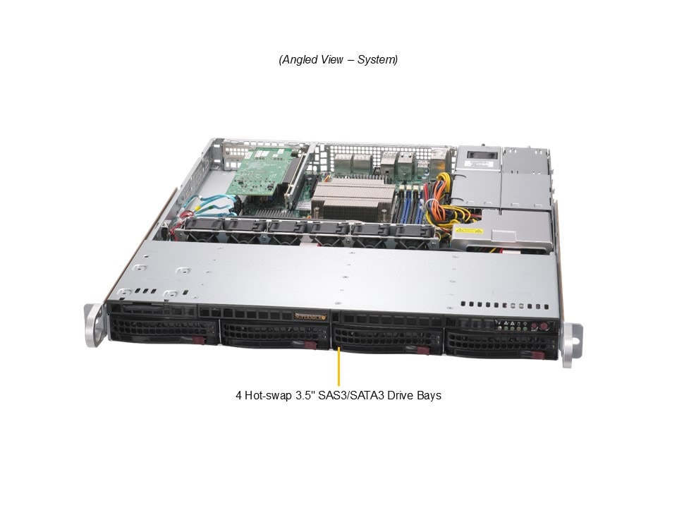 Supermicro SYS-512AR-N4T — angle view