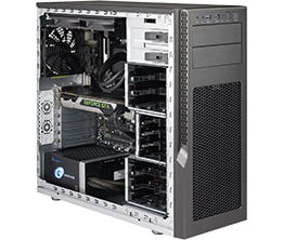Supermicro SYS-5130AD-T — rear view