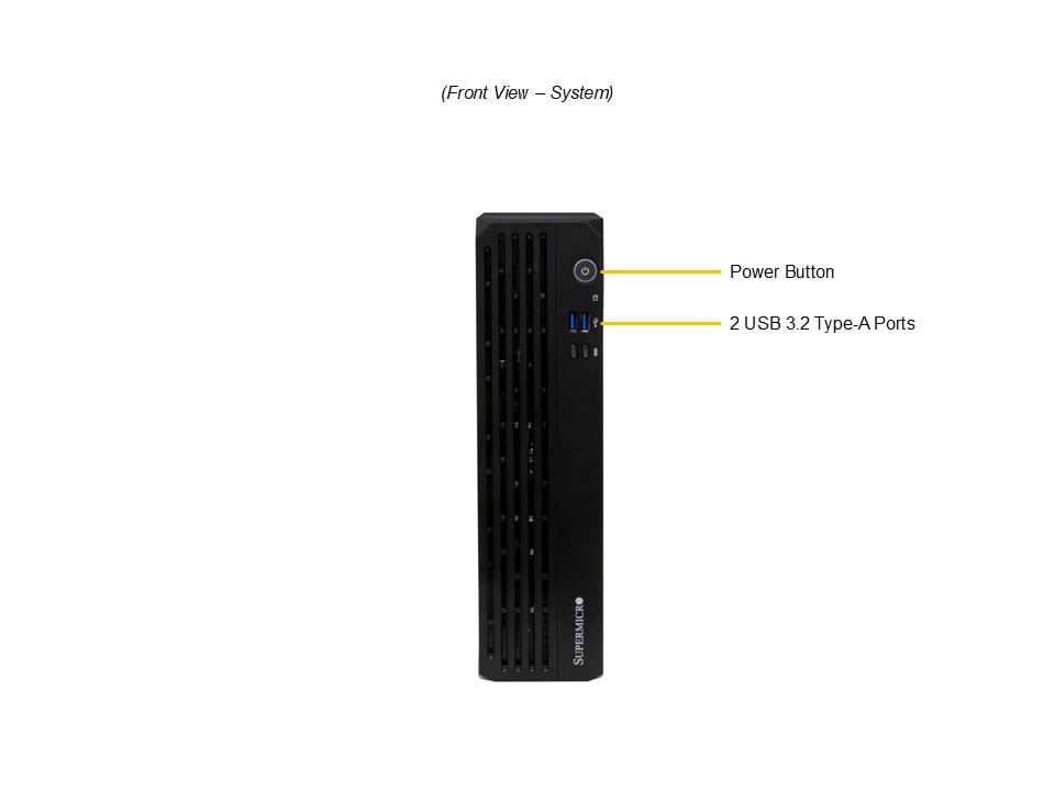 Supermicro SYS-521AD-LN2 — front view