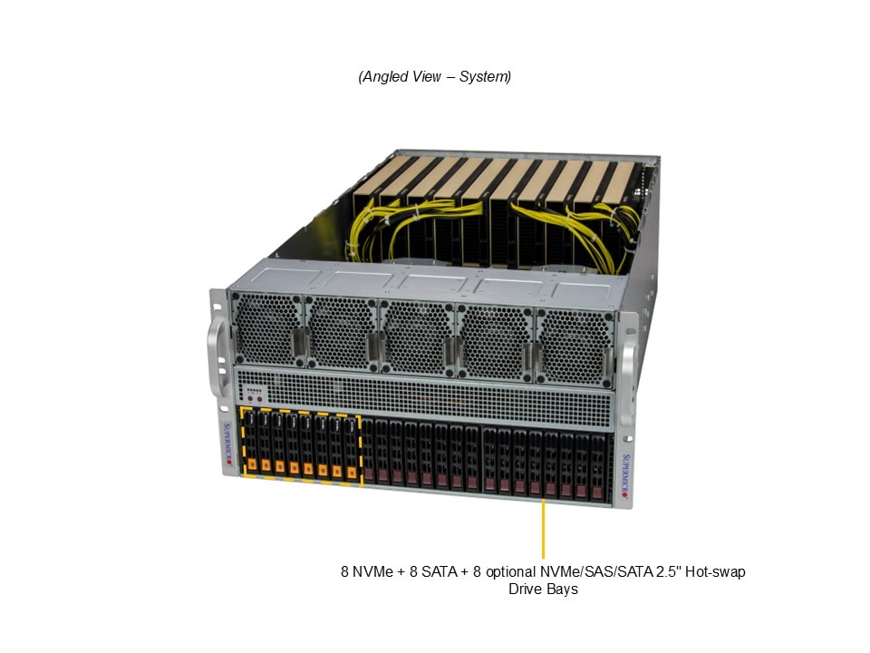 Supermicro SYS-521GE-TNRT — angle view