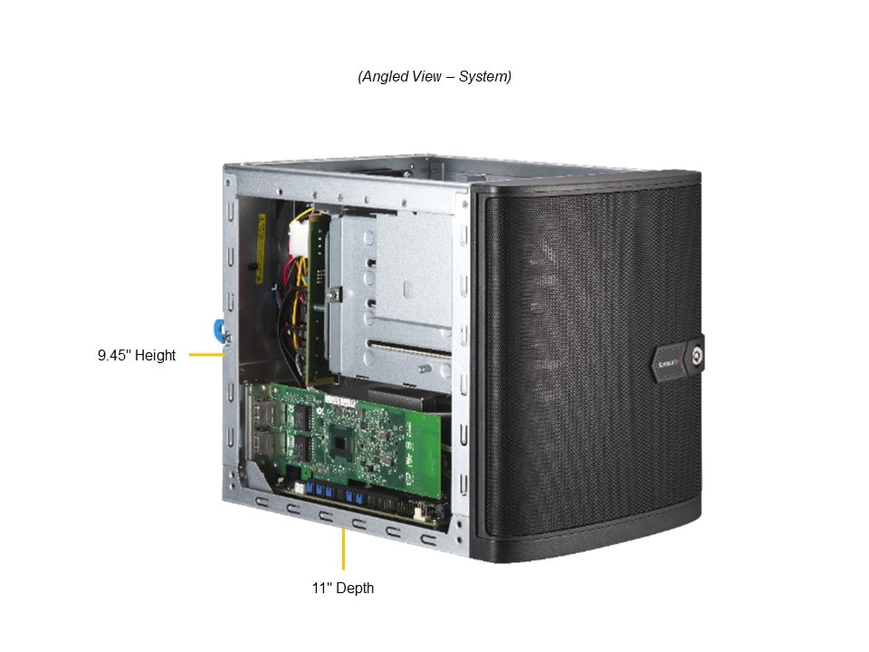 Supermicro SYS-521R-T — angle view