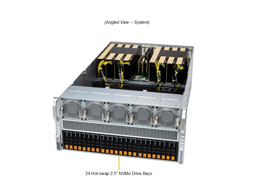 Supermicro SYS-522GA-NRT — angle view