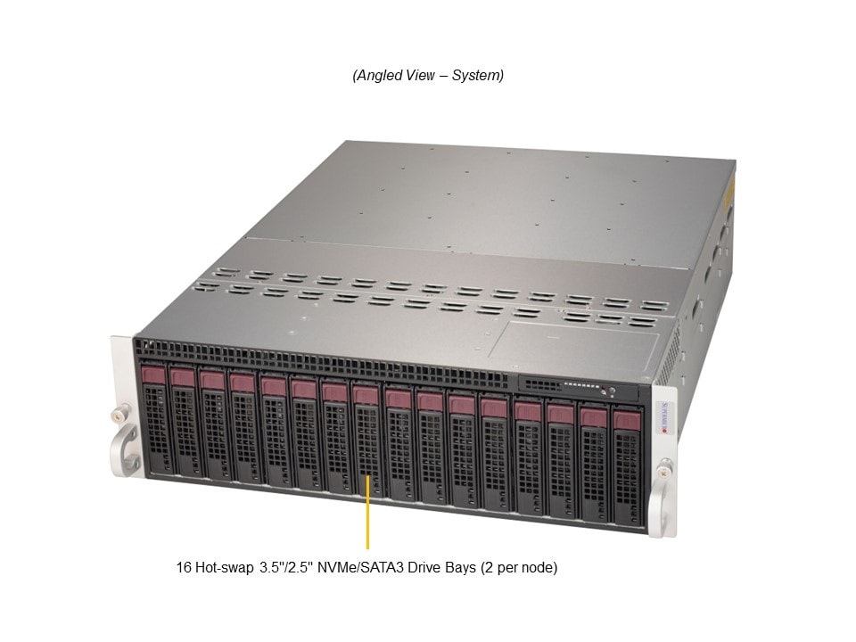 Supermicro SYS-530MT-H8TNR — angle view