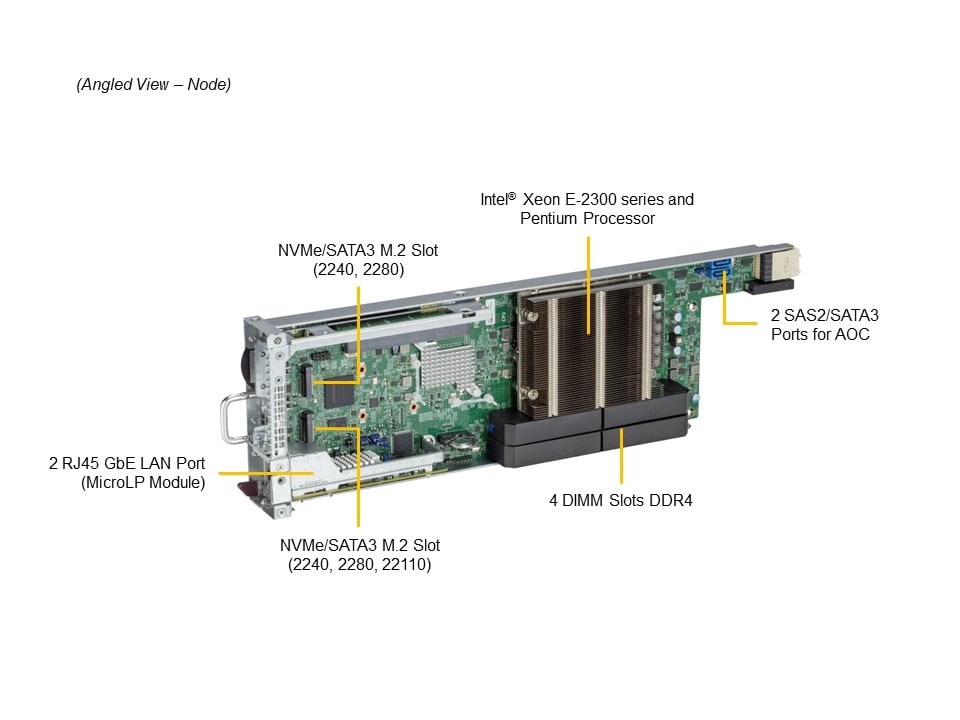 Supermicro SYS-530MT-H8TNR — top view