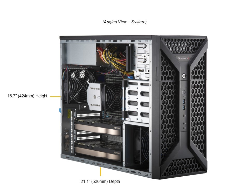 Supermicro SYS-531A-I — angle view