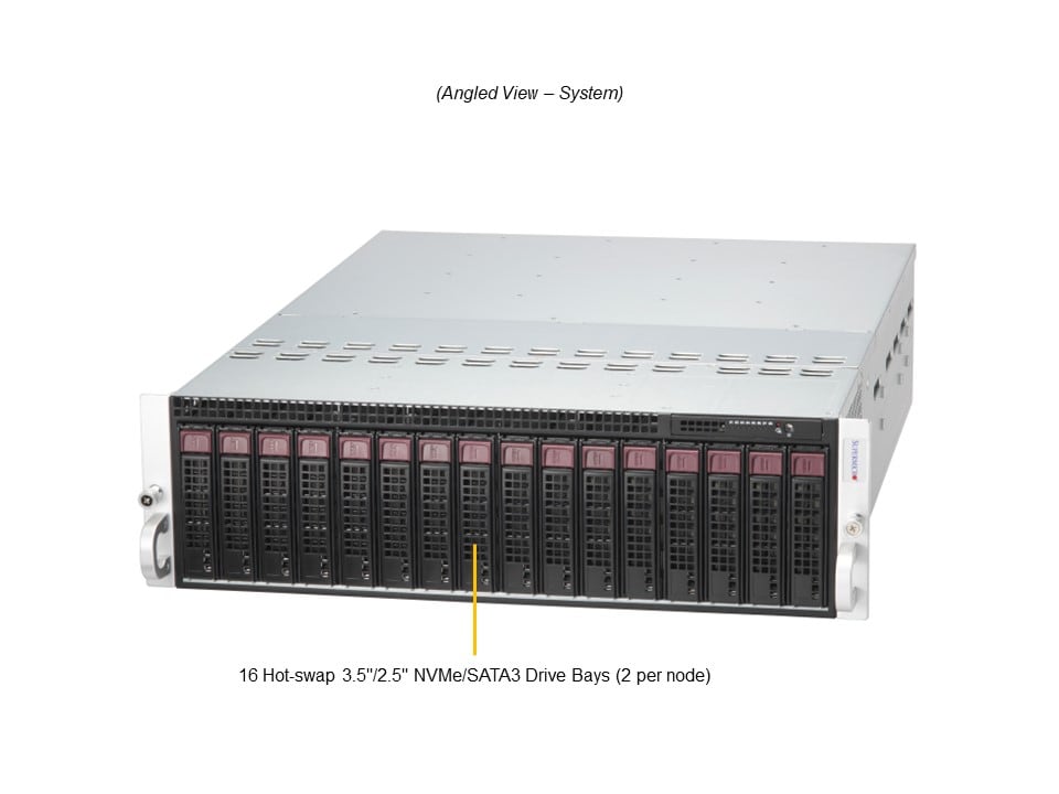 Supermicro SYS-531MC-H8TNR — angle view