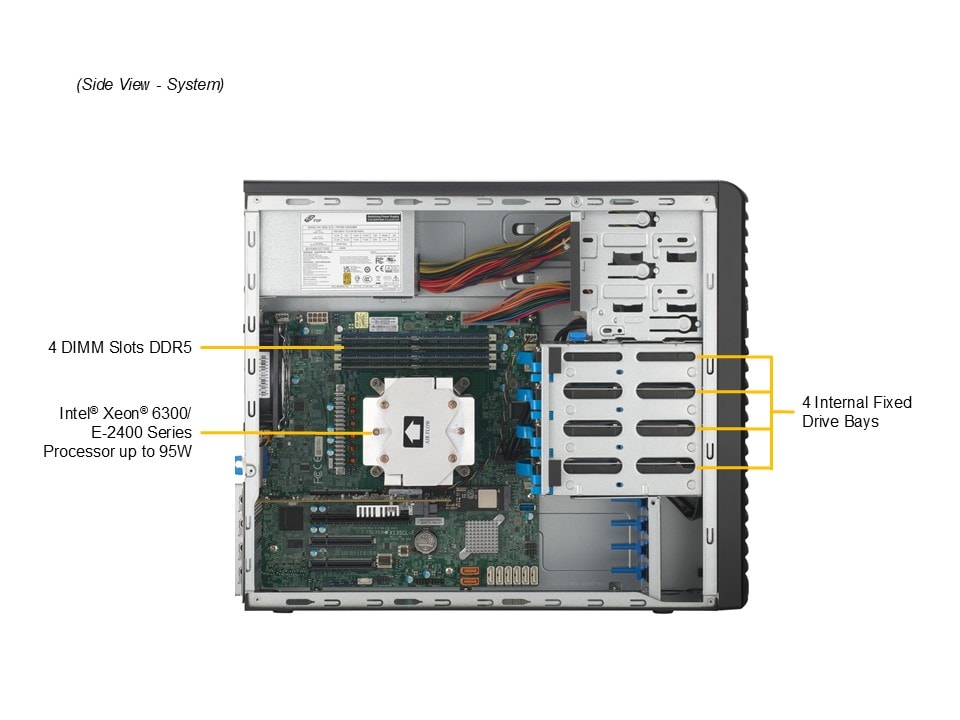 Supermicro SYS-531R-I — top view