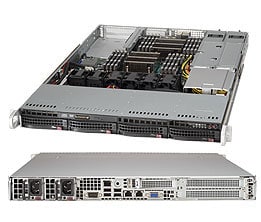 Supermicro SYS-6018R-WTR — top view