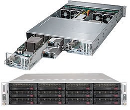 Supermicro SYS-6028TP-DNCTR — rear view