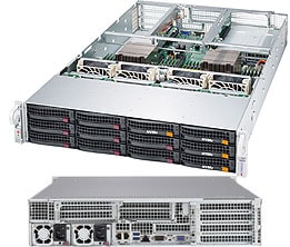 Supermicro SYS-6028U-TNRT — top view