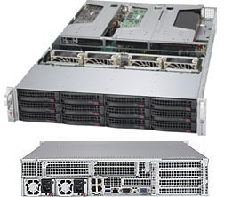 Supermicro SYS-6028UX-TR4 — top view