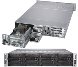Supermicro SYS-6029TR-DTR — rear view