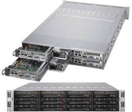 Supermicro SYS-6029TR-HTR — rear view