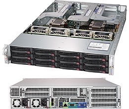 Supermicro SYS-6029U-E1CR25M — top view