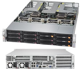 Supermicro SYS-6029UZ-TR4 — top view