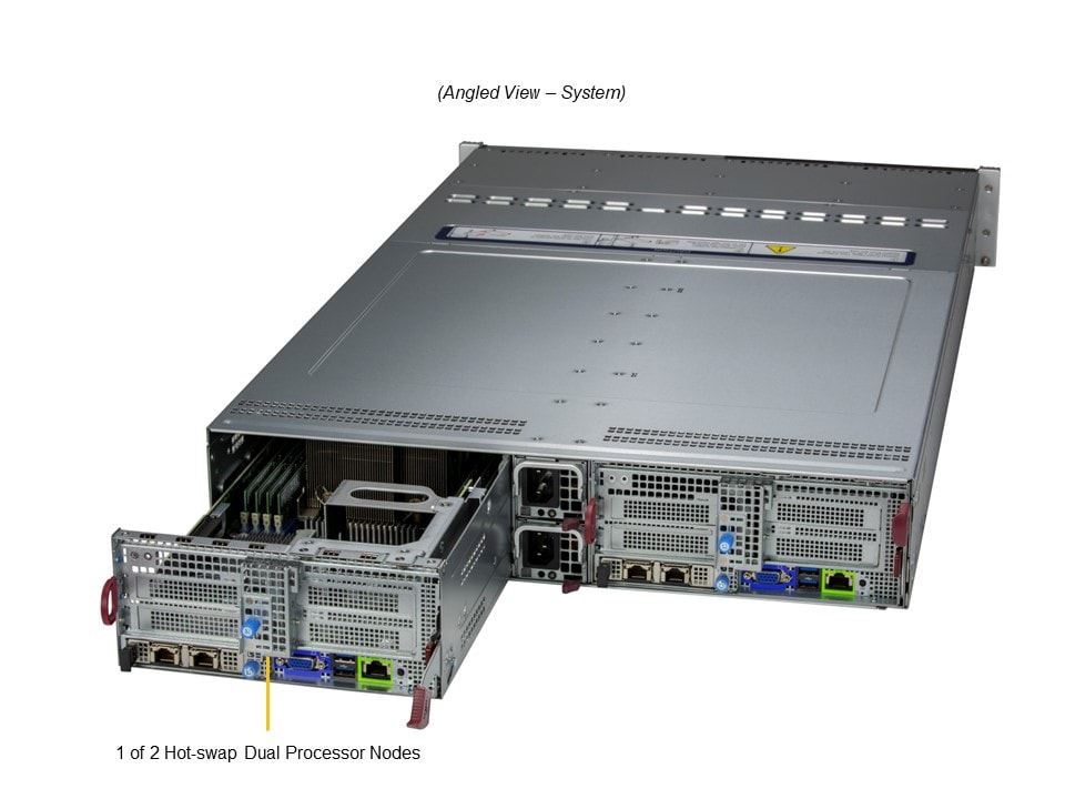 Supermicro SYS-621BT-DNTR — angle view