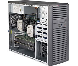 Supermicro SYS-7038A-I — rear view