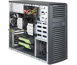 Supermicro SYS-7039A-I — rear view