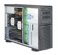 Supermicro SYS-7048A-T — rear view