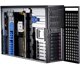 Supermicro SYS-7049GP-TRT — top view