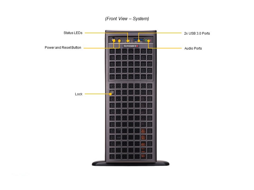 Supermicro SYS-740GP-TNRT — front view