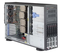 Supermicro SYS-8048B-TR4F — rear view