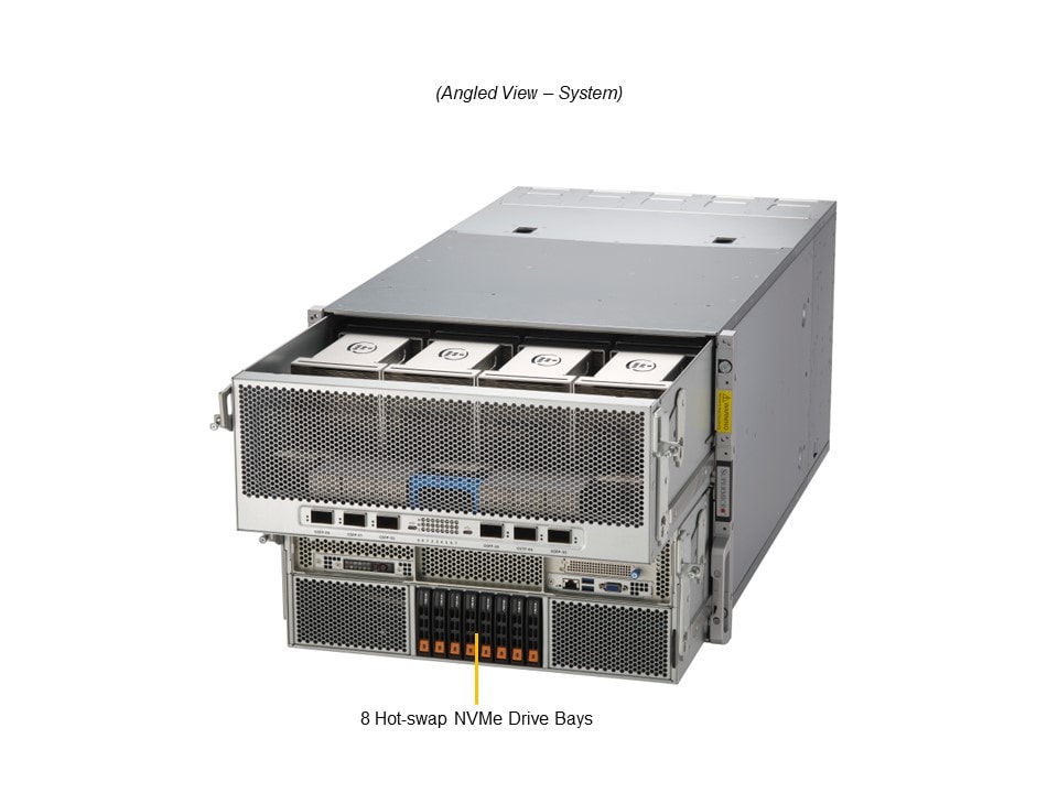 Supermicro SYS-822GA-NGR3 — angle view