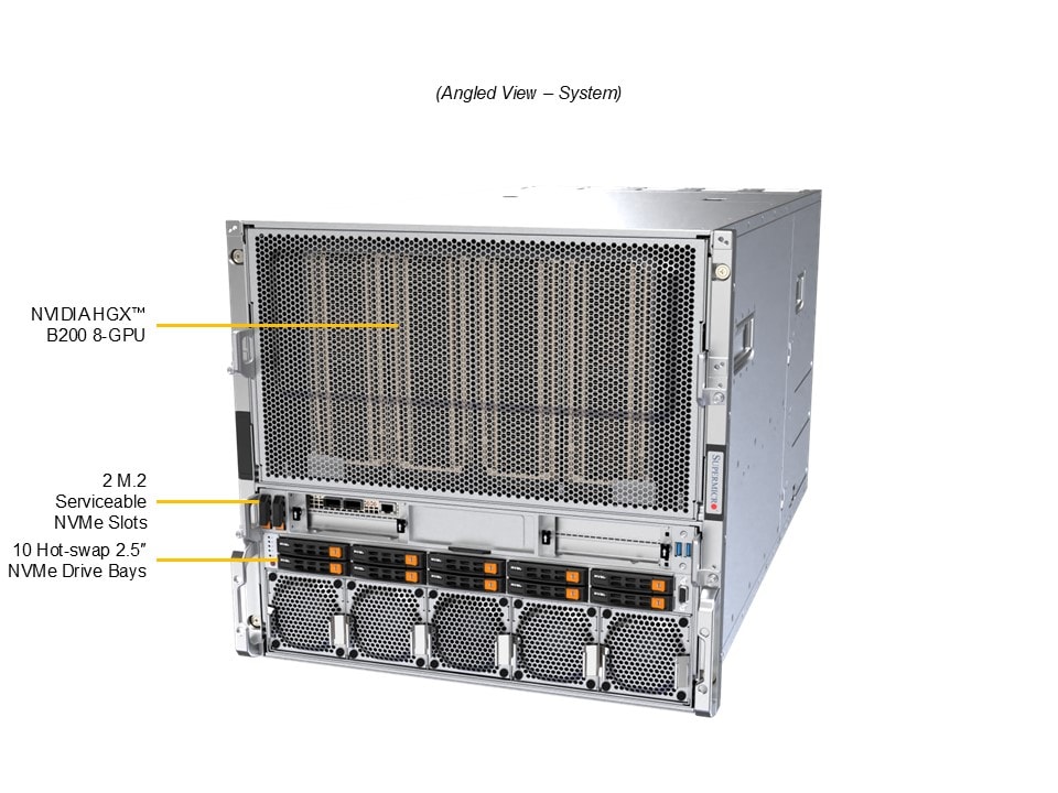 Supermicro SYS-A22GA-NBRT — angle view