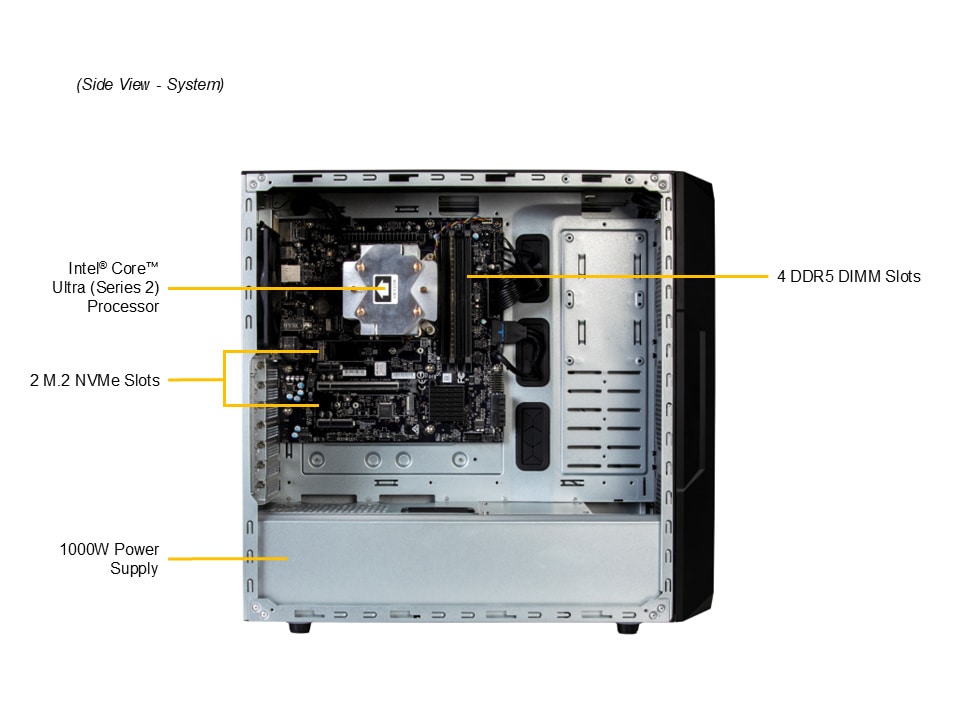 Supermicro SYS-C542I — top view