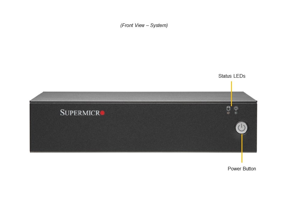 Supermicro SYS-E102-13R-H — front view