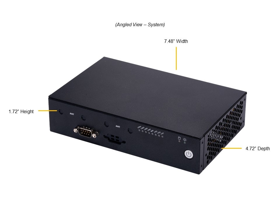 Supermicro SYS-E102-9AP-LN4-C — angle view