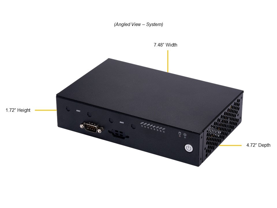 Supermicro SYS-E102-9AP-LN4-E — angle view