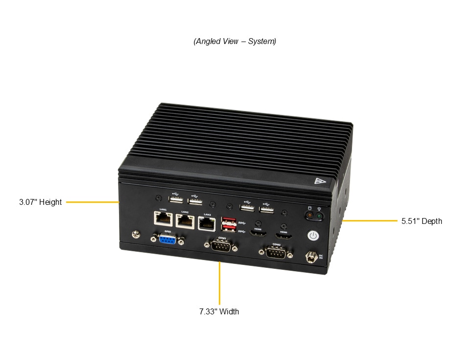 Supermicro SYS-E103-14P-H — angle view