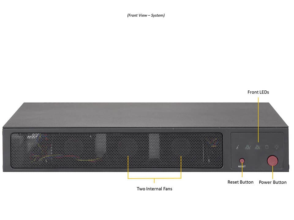 Supermicro SYS-E300-12D-8CN6P — angle view
