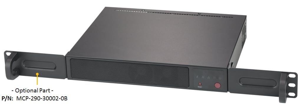 Supermicro SYS-E300-8D — angle view