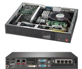 Supermicro SYS-E300-9C — top view