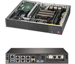 Supermicro SYS-E300-9D-8CN8TP — top view