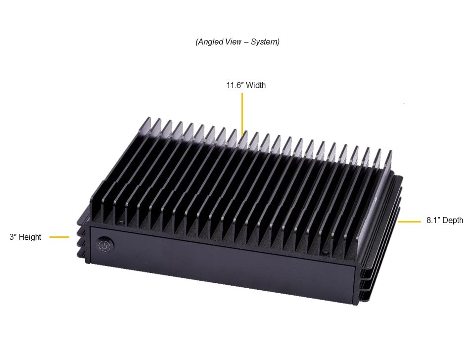 Supermicro SYS-E302-12A-8C — angle view