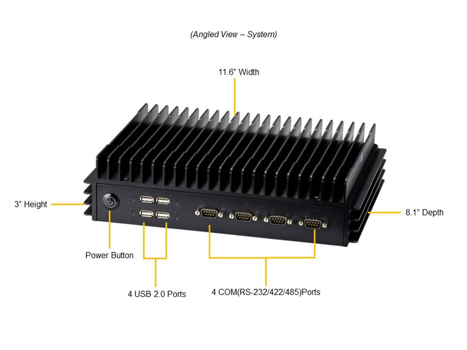 Supermicro SYS-E302-12E — angle view