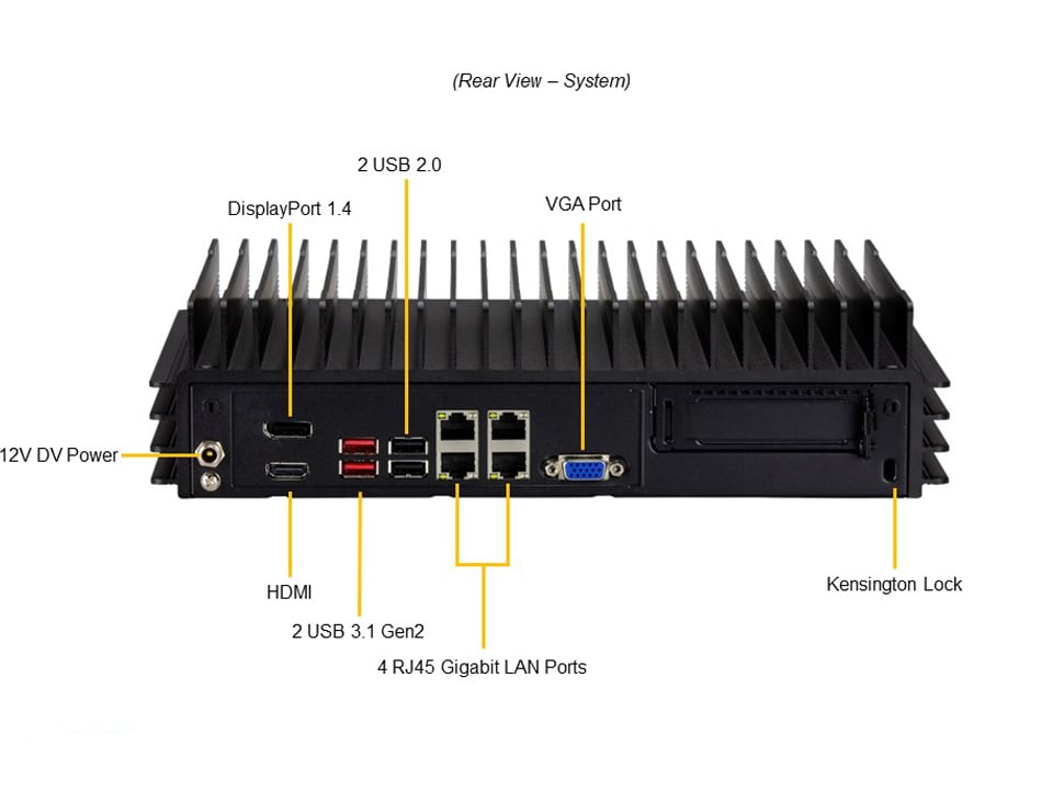 Supermicro SYS-E302-12E — top view