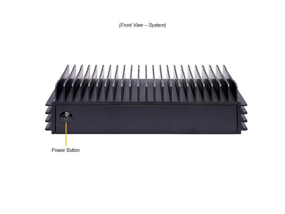 Supermicro SYS-E302-13AD — rear view
