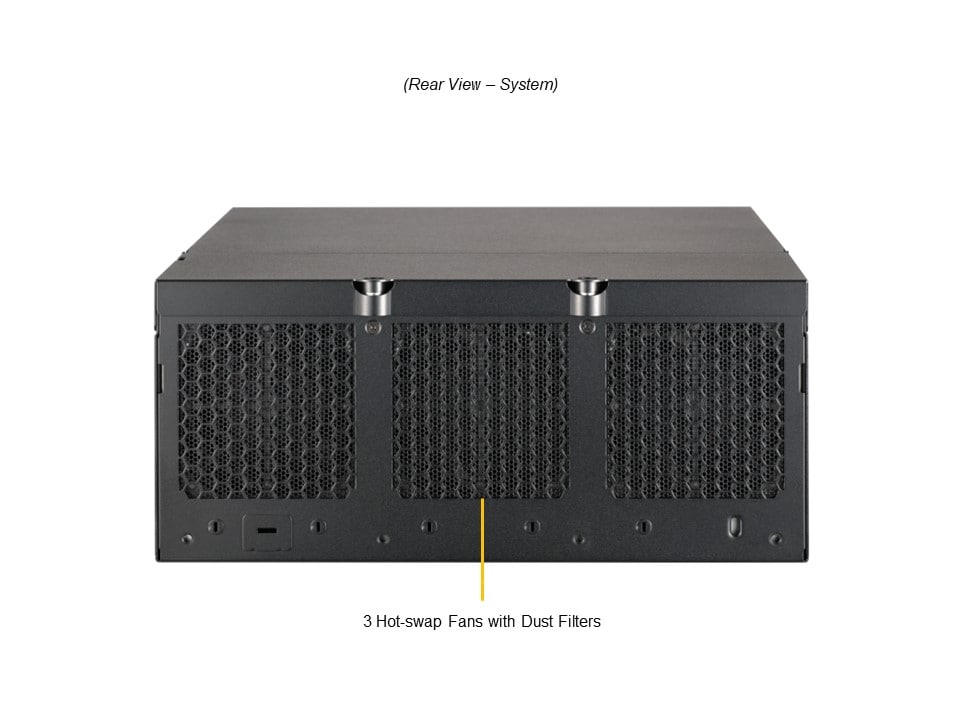 Supermicro SYS-E403-13E-FRN2T — rear view