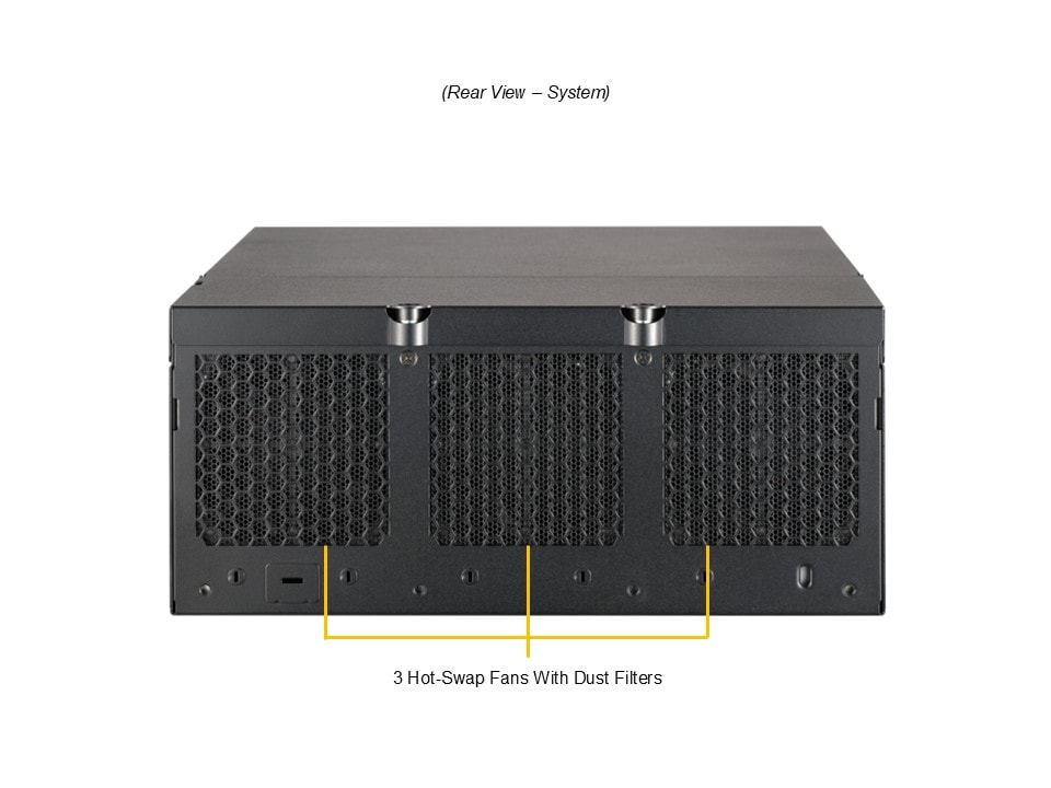 Supermicro SYS-E403-14B-FRN2T — rear view