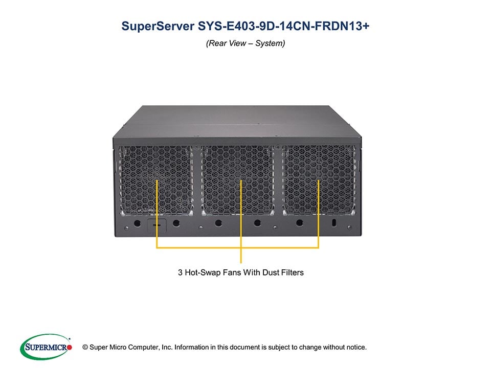 Supermicro SYS-E403-9D-14CN-FRDN13 — front view