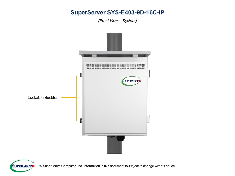 Supermicro SYS-E403-9D-16C-IP — angle view