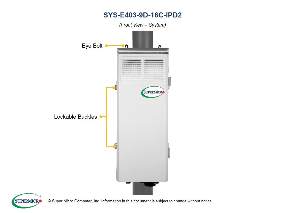 Supermicro SYS-E403-9D-16C-IPD2 — angle view