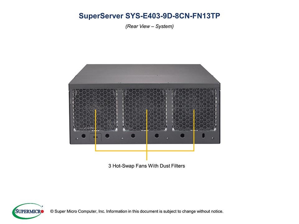 Supermicro SYS-E403-9D-8CN-FN13TP — front view