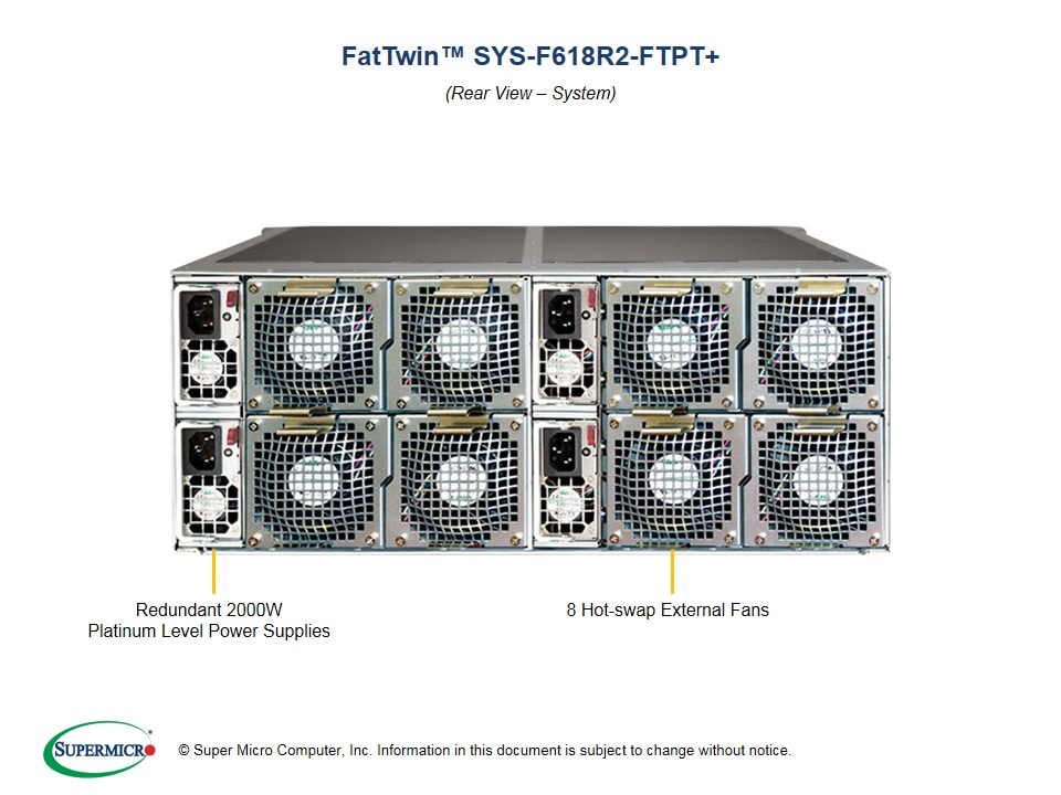 Supermicro SYS-F618R2-FTPT — front view