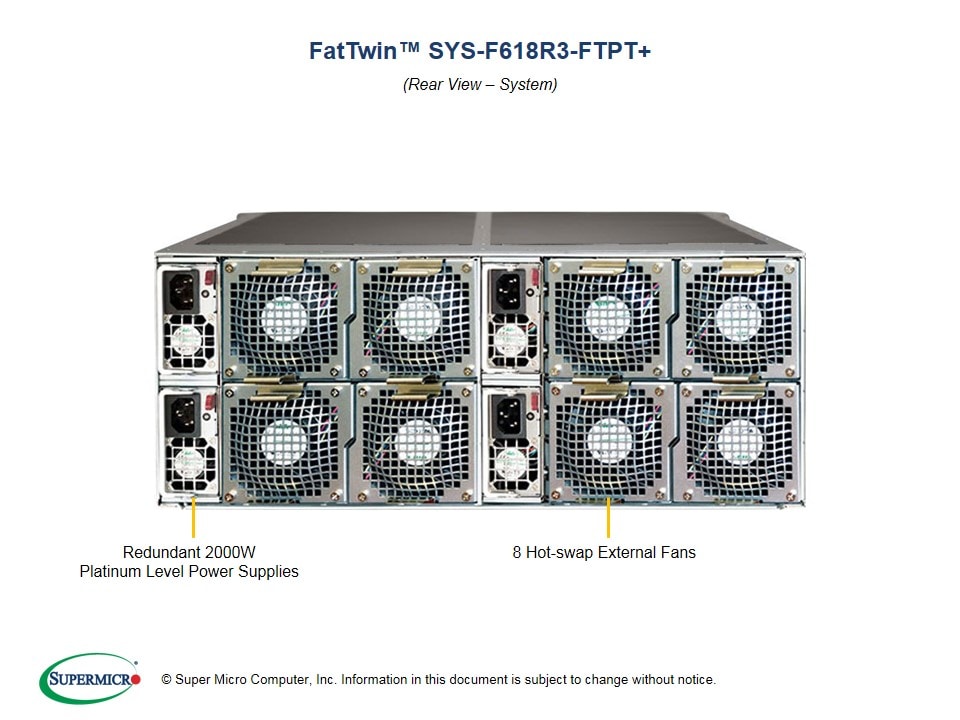 Supermicro SYS-F618R3-FTPT — front view
